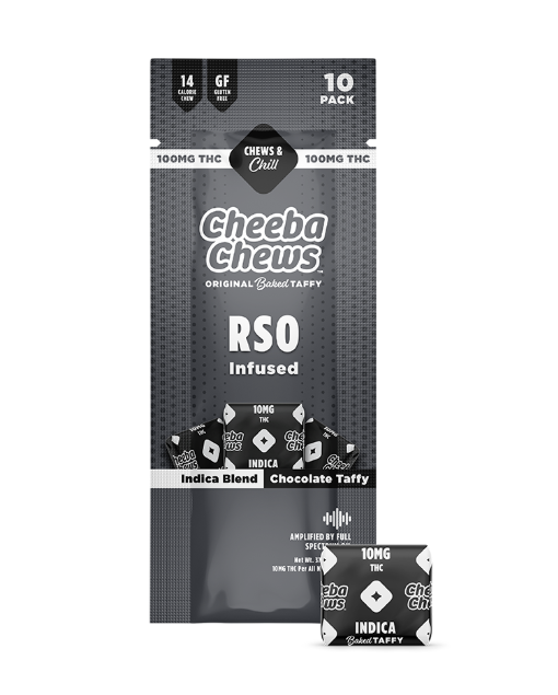 Cheeba Chews: Indica 100mg 10pk